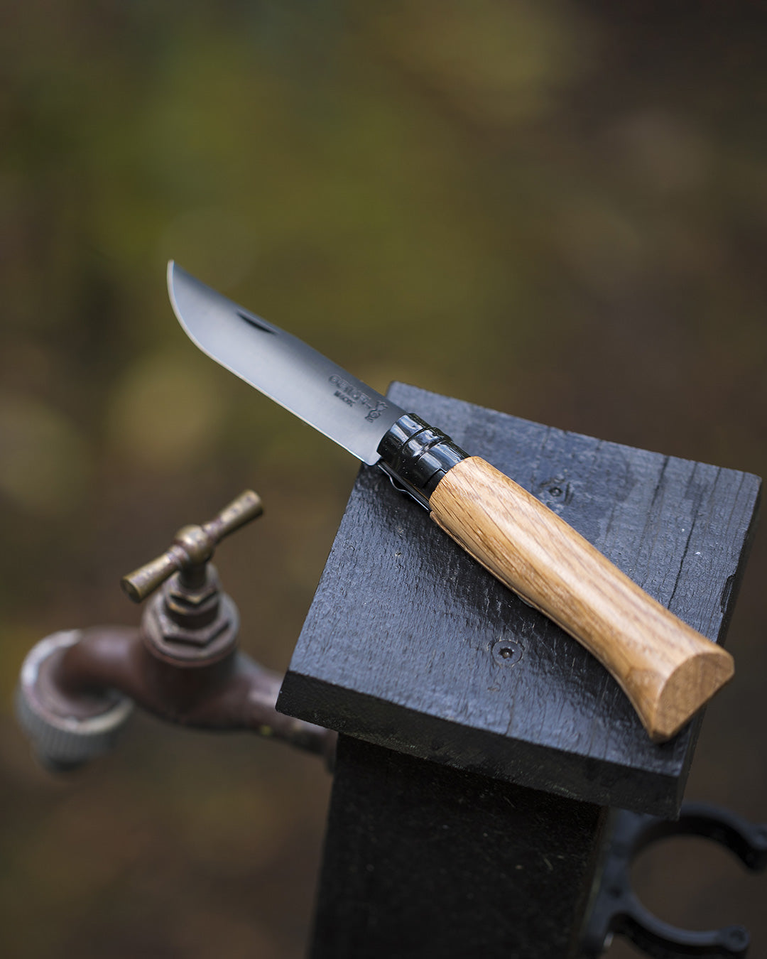 Opinel ostekniv i sort